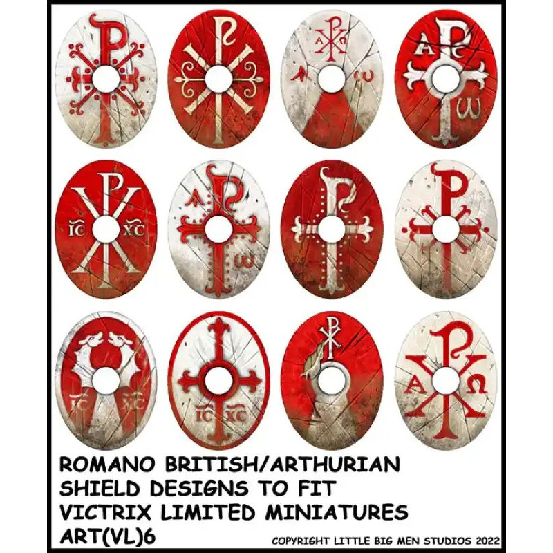 Romano British / Arthurian Shield Design 6