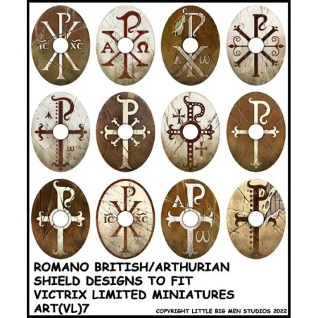Romano British / Arthurian Shield Design 7