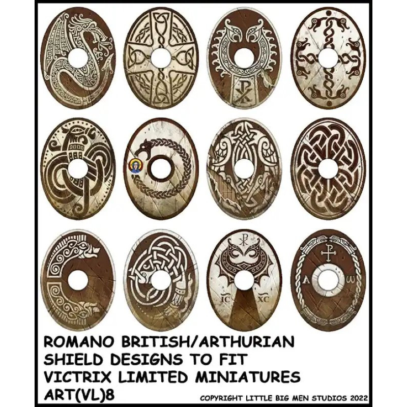 Romano British / Arthurian Shield Design 8