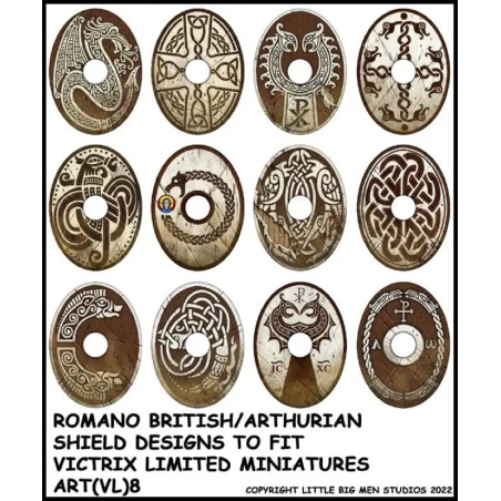 Romano British / Arthurian Shield Design 8