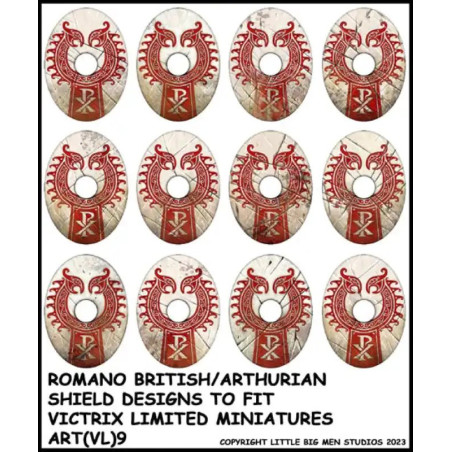 Romano British / Arthurian Shield Design 9