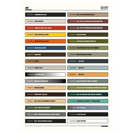 RSL Gaming AB | Real Color Markers Set : Special Box (34)