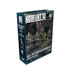 Konflikt '47 Commonwealth Mk I Automated Infantry Squad with MMG
