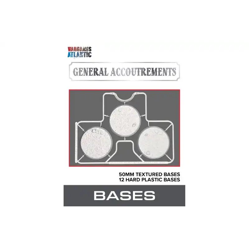 50mm Textured Bases (3mm Bevel)