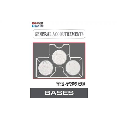 50mm Textured Bases (3mm Bevel)