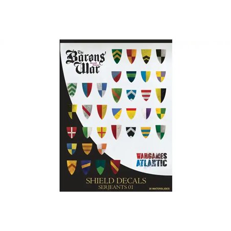 The Barons' War Shield Decals 3 - Serjeants 01