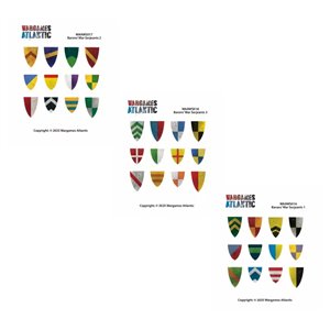 The Barons' War Shield Decals 3 - Serjeants 01