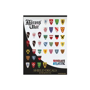 The Barons' War Shield Decals 2 - Knights 02