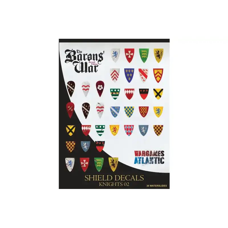 The Barons' War Shield Decals 2 - Knights 02