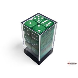 RSL Gaming AB | Opaque 12mm d6 Red/white Dice Block (36 dice)
