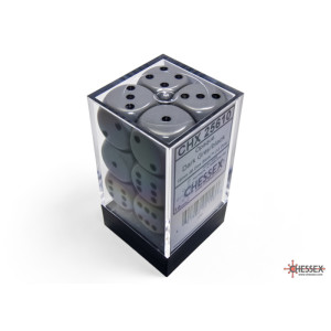RSL Gaming AB | Opaque 12mm d6 Red/white Dice Block (36 dice)