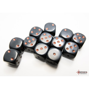 RSL Gaming AB | Opaque 12mm d6 Pastel Green/black Dice Block (36 dice)