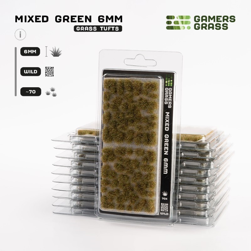 Mixed Green 6mm