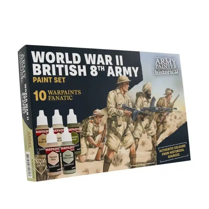 RSL Gaming AB | Historical : WWII British 8th Army Paint Set