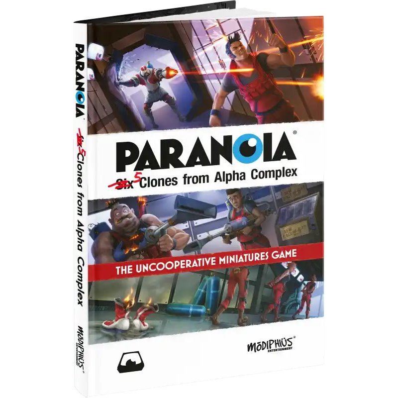RSL Gaming AB | Paranoia - Five Clones from Alpha Complex