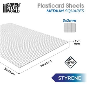 RSL Gaming AB | ABS Plasticard A4 - 1 mm COMBOx5 sheets