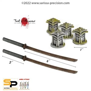 28mm Japan - Lanterns and Rulers Set