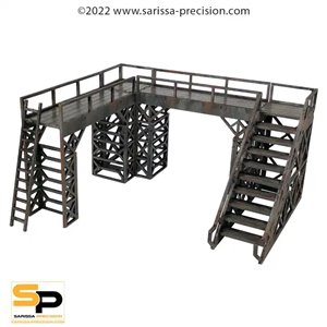 28mm Industrial - Factory Gantry Sections