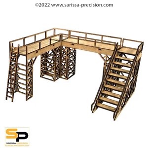 28mm Industrial - Factory Gantry Sections