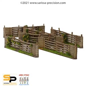 28mm Dark Ages - Celt Wattle Fences