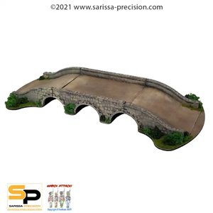15mm English Civil War - Stone Bridge - Triple Arc Set