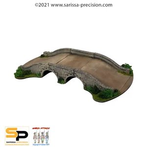 15mm English Civil War - Stone Bridge - Double Arc Set