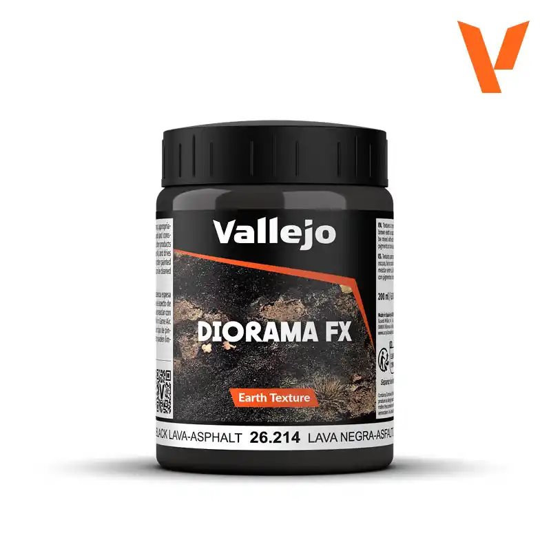 RSL Gaming AB | Vallejo Diorama FX - Black Lava 200ml