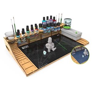 Paint Station with Cutting Mat