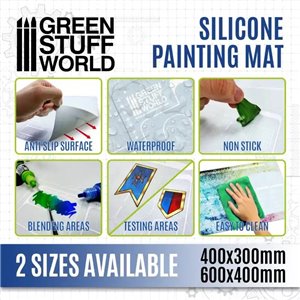 Silicone Painting Mat 400x300