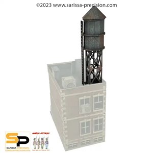 28mm City Block - Roof Water Tower
