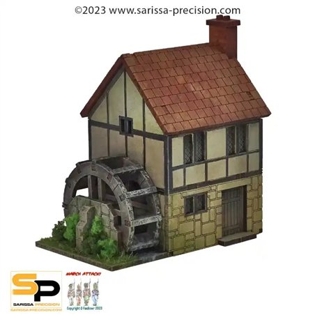 15mm English Civil War - Timber Framed Watermill