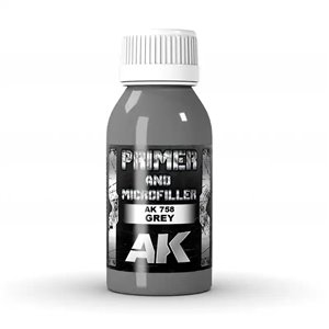 AK Primers - Grey Primer and Microfiller 100 ml