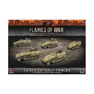 Sd Kfz 251 Half-Tracks (Plastic)