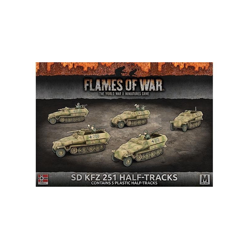 RSL Gaming AB | Sd Kfz 251 Half-Tracks (Plastic)