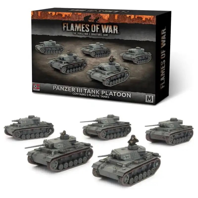 German Mid-war Panzer III Platoon