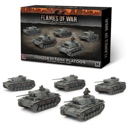 German Mid-war Panzer III Platoon
