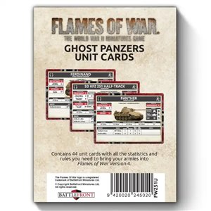 German Mid-war Ghost Panzer Unit Cards