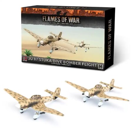 German Mid-war Ju 87 Stuka Dive Bomber Flight