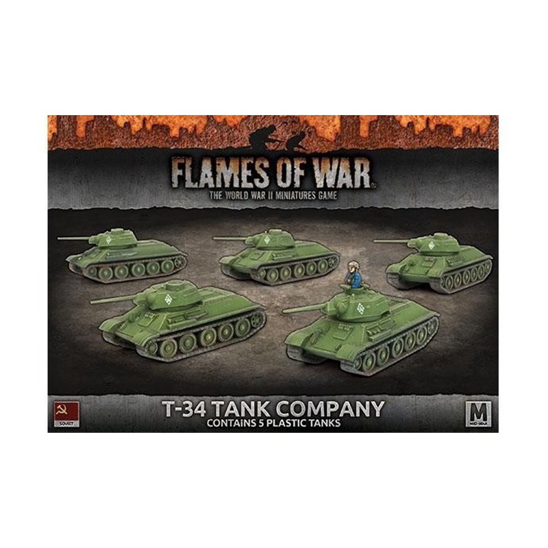 T-34 Tank Company (x5 Plastic)