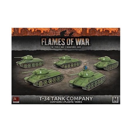 T-34 Tank Company (x5 Plastic)