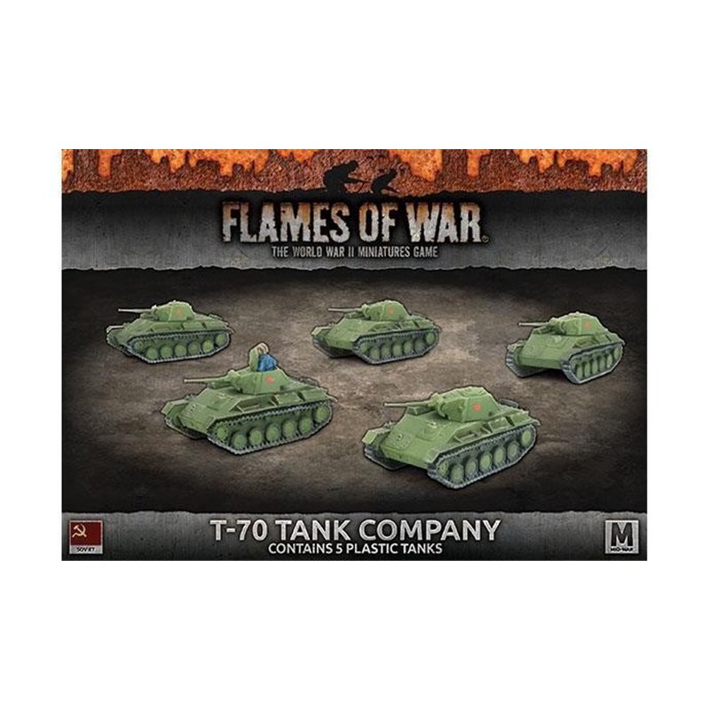 RSL Gaming AB | T-70 Tank Company (x5 Plastic)