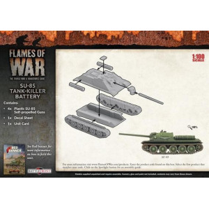 SU-85 Medium SP Battery (x4 Plastic)