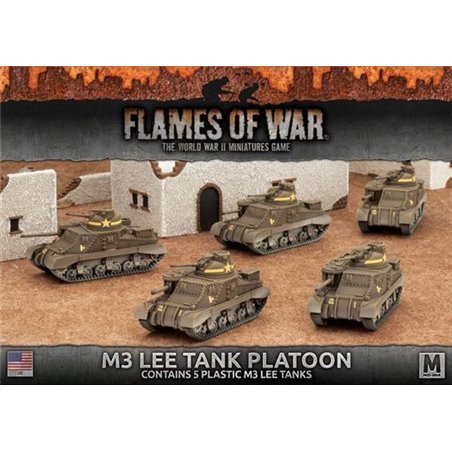 RSL Gaming AB | M3 Lee Tank Platoon (Plastic)