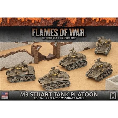 RSL Gaming AB | M3 Stuart Light Tank Platoon (Plastic)