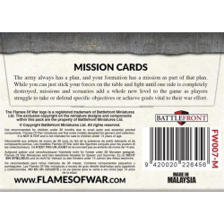 Flames of War Mission Cards