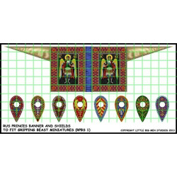 Rus Princes Banner and Shields (GB)