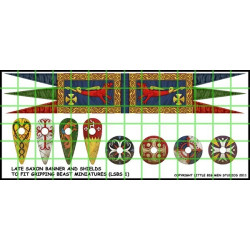 Saxon Banner and Shields (GB)