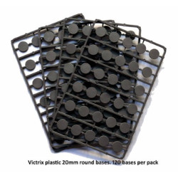 Victrix Plastic round 20mm base set 1 (x120) 