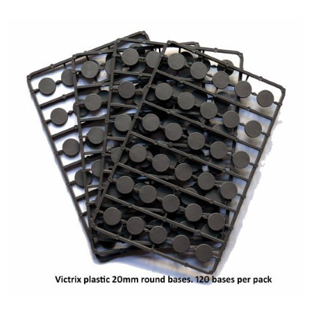 Victrix Plastic round 20mm base set 1 (x120) 