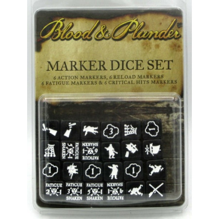 Blood & Plunder : Marker Dice Set